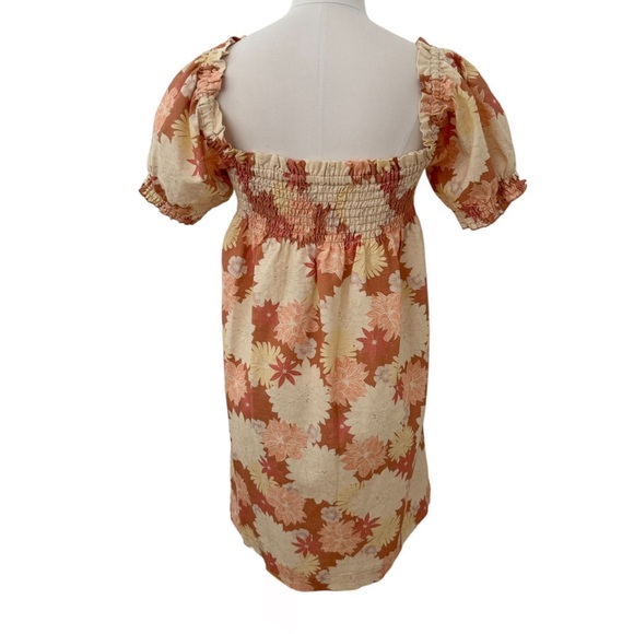 Faherty Ramona Dress in Warm Jicaro Island Print Size Large NWT - Picture 10 of 14
